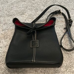 Dooney & Bourke black pebble leather crossbody